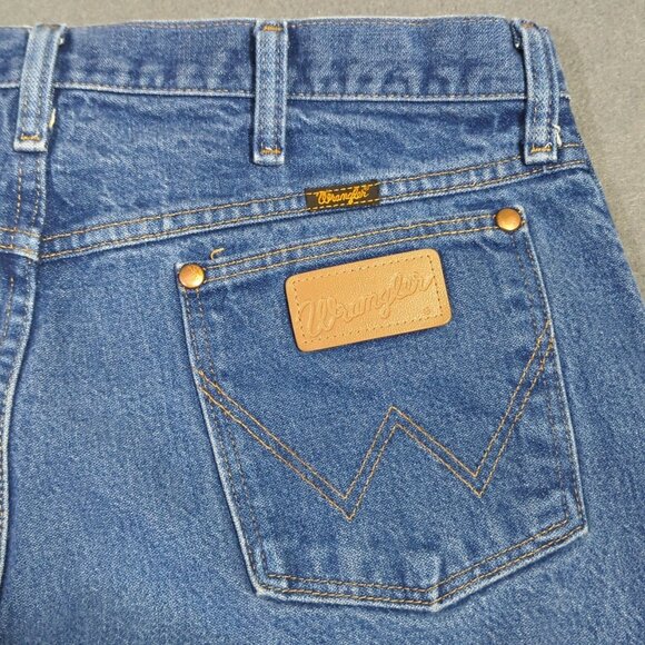 Wrangler Jeans Men's 36x38 Fits 34x36 Blue 13MWZ Cowboy Cut Western Cowboy Rodeo - Picture 1 of 11